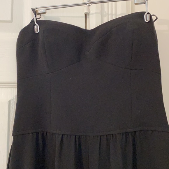 Cynthia Vincent Black strapless jump suit - Picture 2 of 8